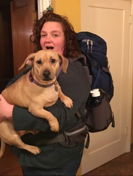 Backpack plus weiner bull